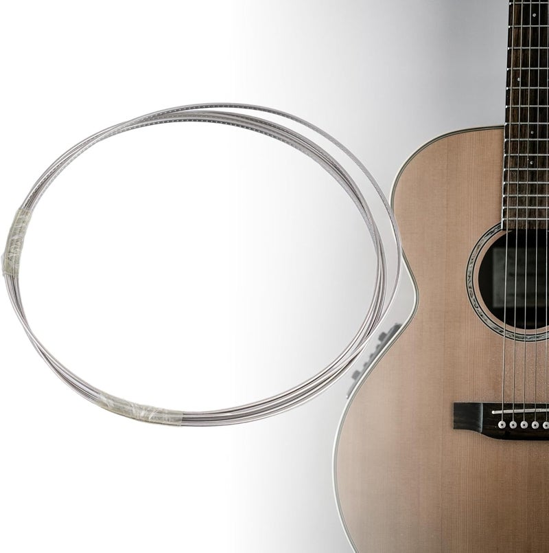 GAOSHA Guitars Fret Wires 1 Roll Silver Electric Guitar Fret Wire Guitar Fretboard Length 2.5 Meters 1.6-2.9Mm for Guitar Fingerboard Replacements - Image 2